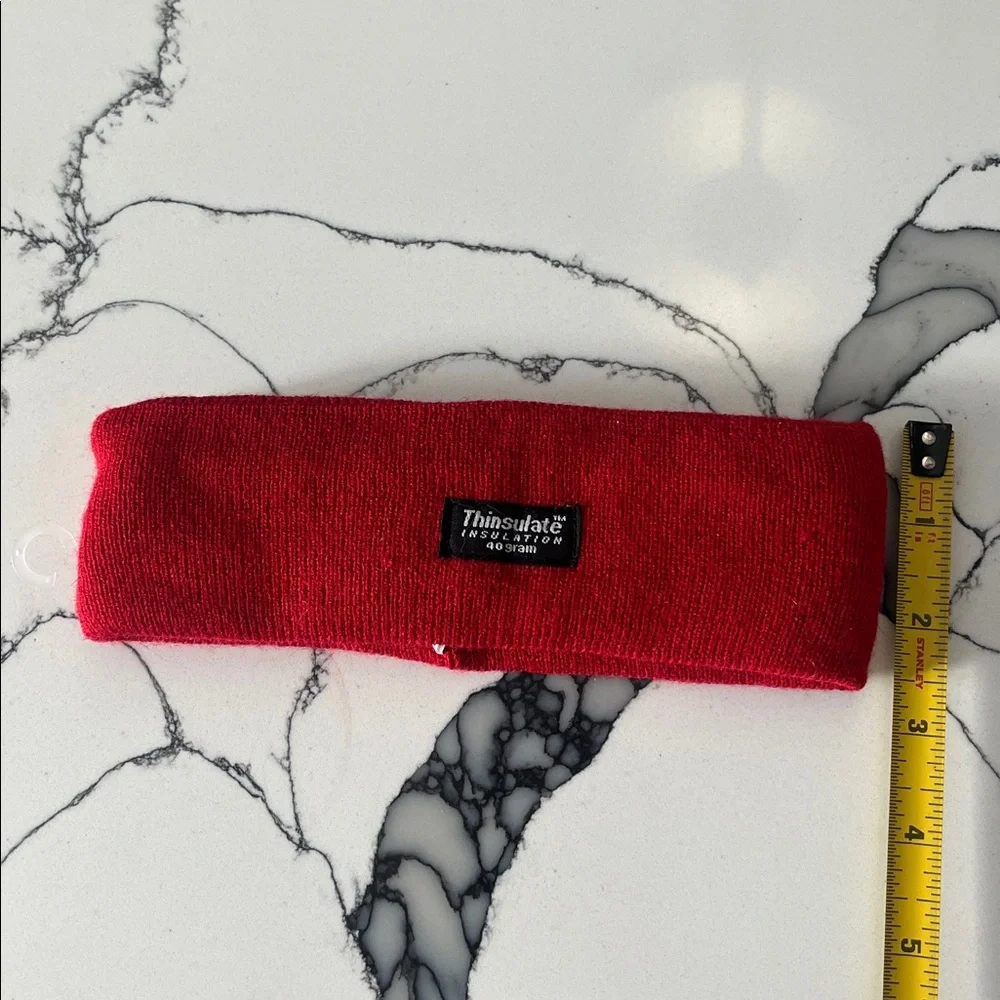 3M Thinsulate Red Insulated Headband, Kids One Size
